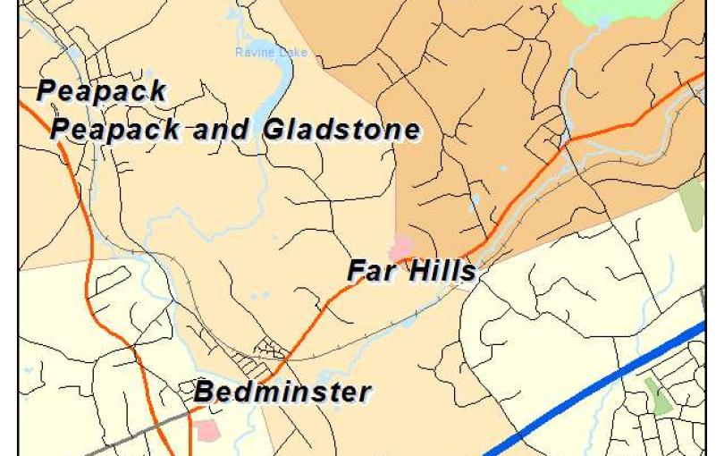 far hills nj map