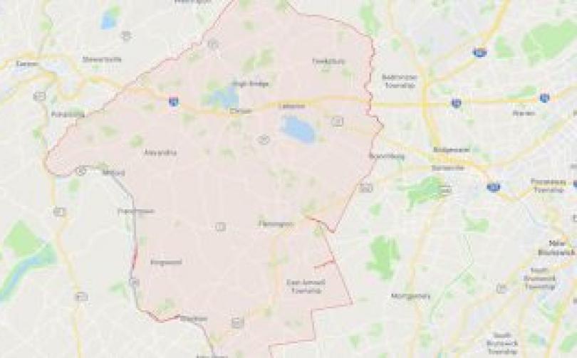 Hunterdon County NJ map