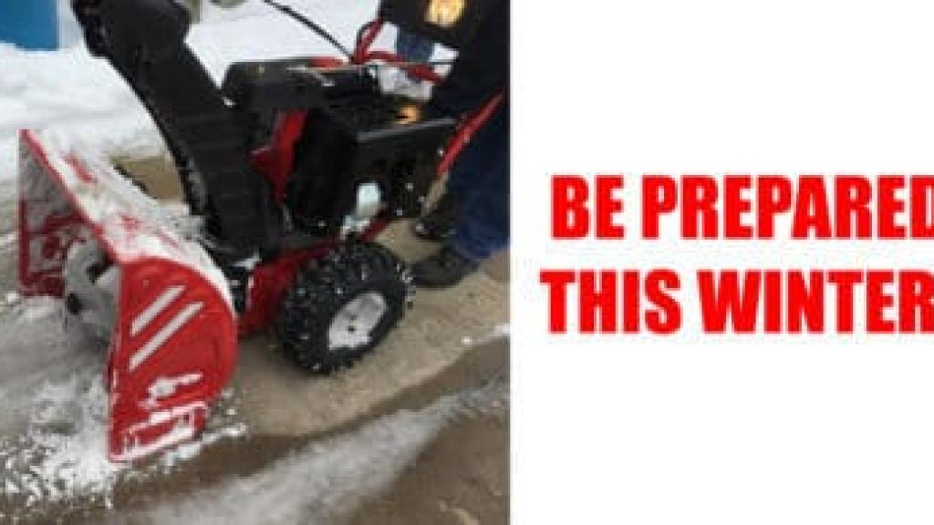 Be prepared in advance of a winter storm & keep safety in mind
