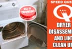 Speed Queen Dryer Disassembly and Lint Cleanup