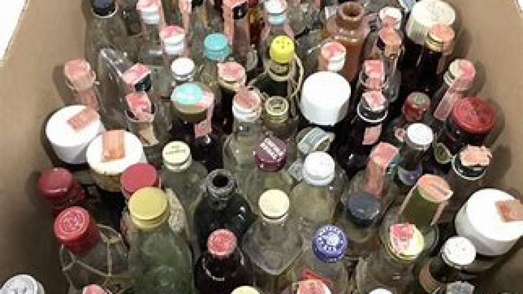 What's up with all the roadside liquor garbage? {Airline bottles}