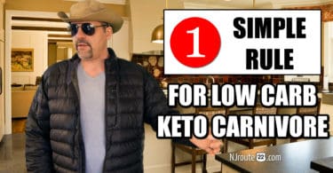 One simple rule for low carb, keto, or carnivore living