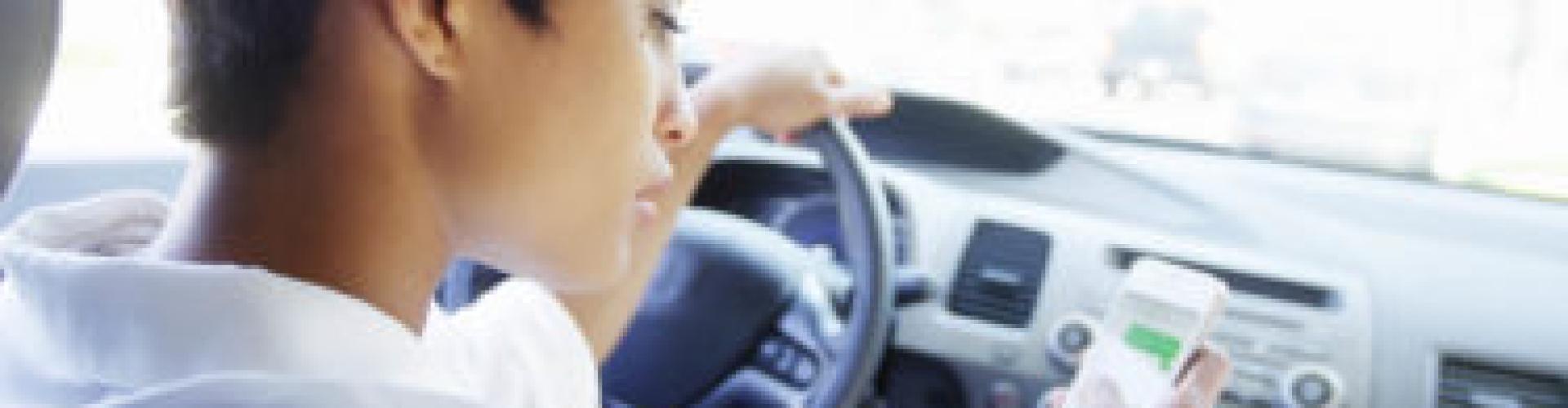 Where do distracted driver accidents happen in NJ?