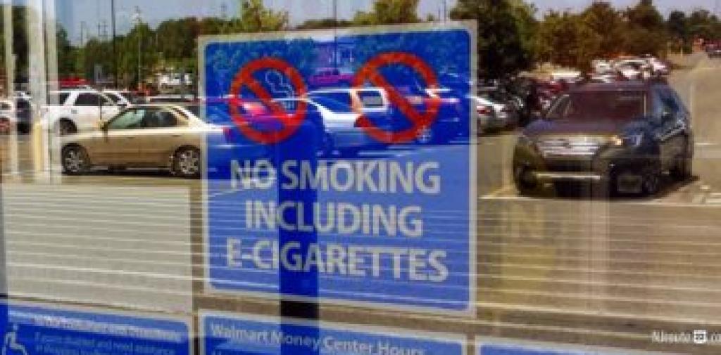 Prohibited! {even e-cigarettes?}